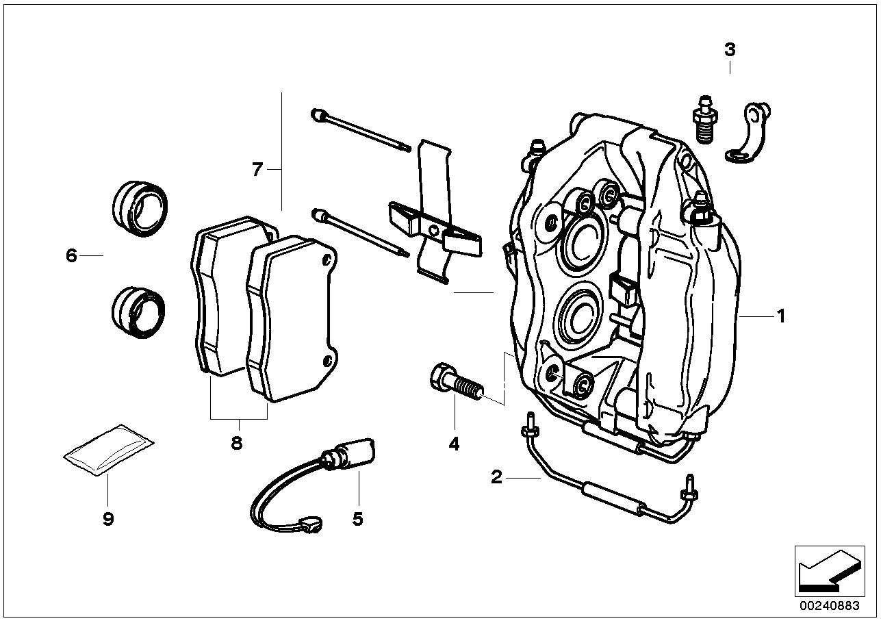 BMW 34 11 1 163 757 - Тормозной суппорт autospares.lv