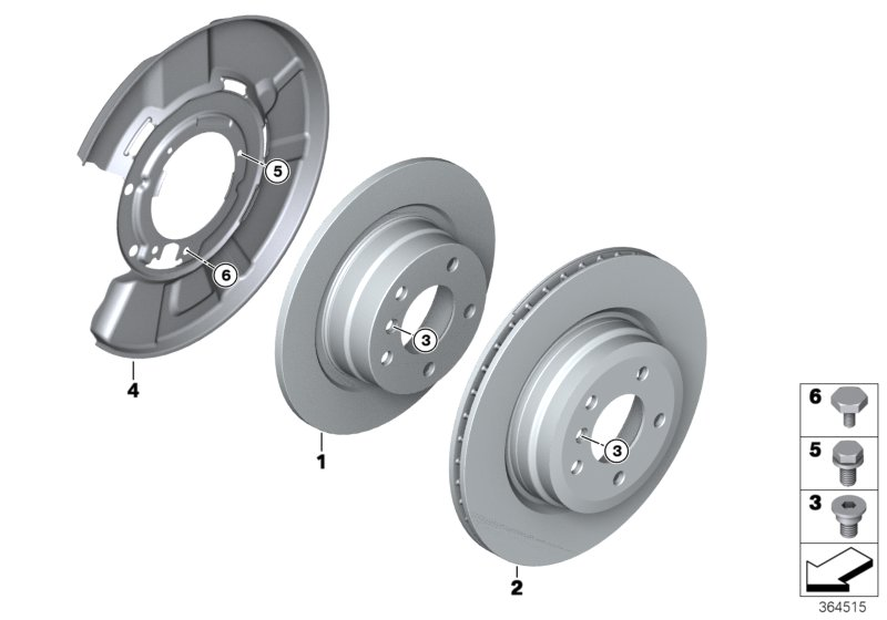 BMW (BRILLIANCE) 3421 6 855 002 - Тормозной диск autospares.lv