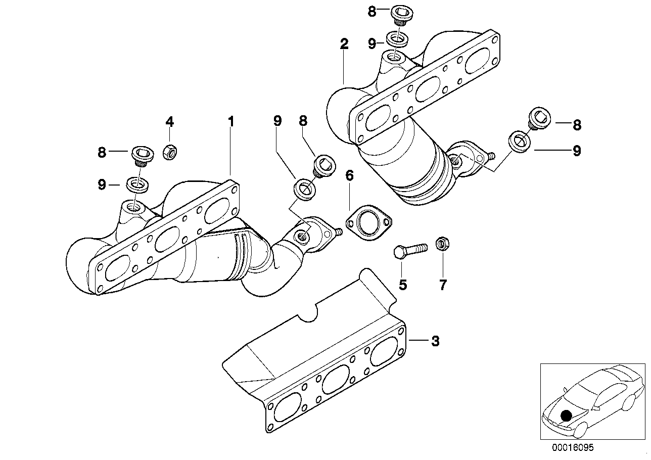 BMW 18407518674 - Катализатор autospares.lv