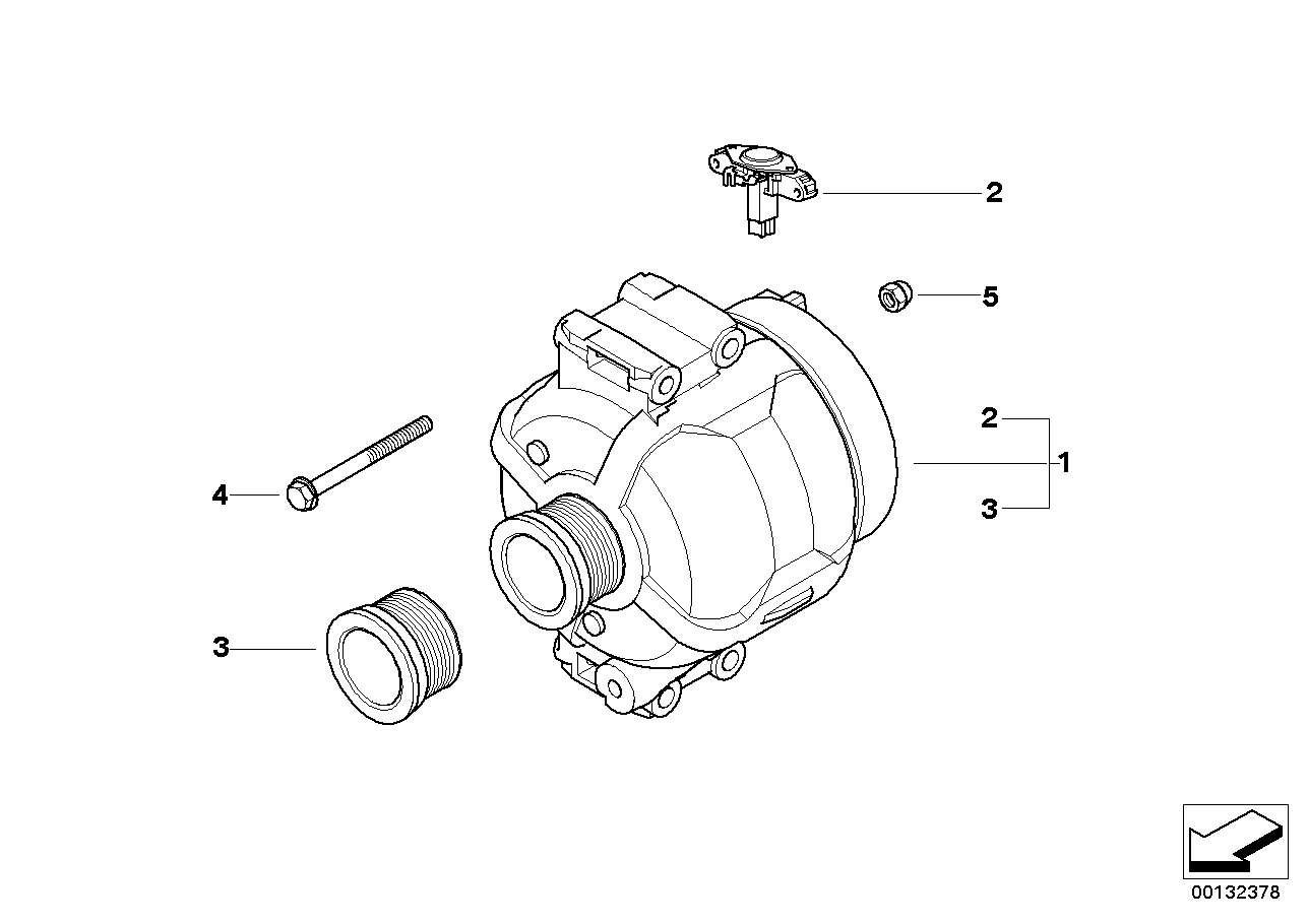 Alpina 12 31 7 802 927 - Генератор autospares.lv