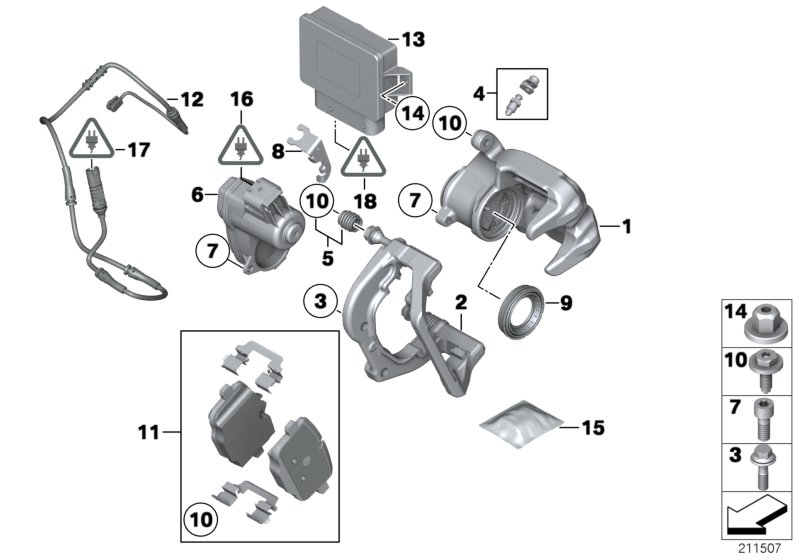 BMW 34216793041 - Тормозной суппорт autospares.lv