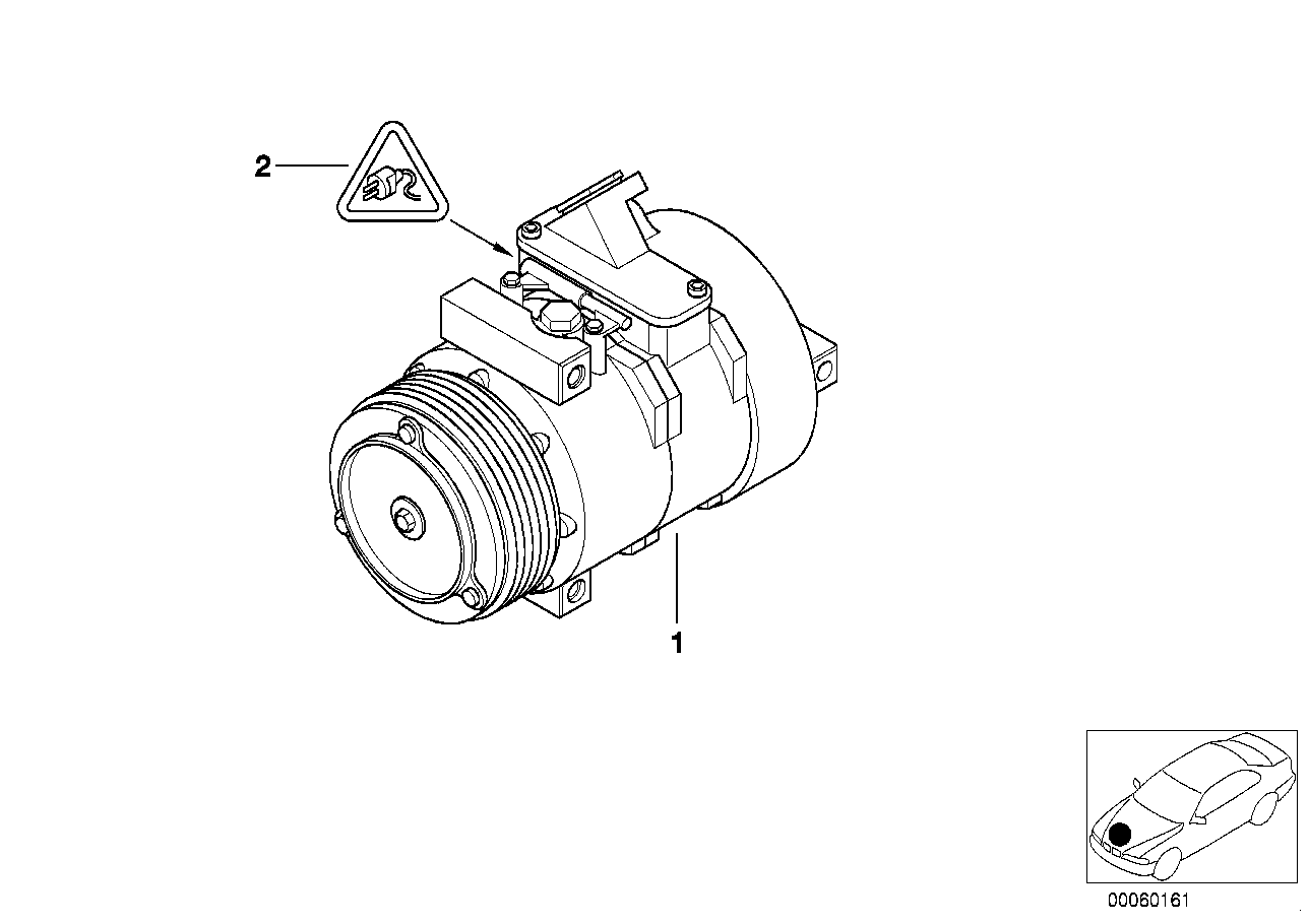 OM 64509175481 - Компрессор кондиционера autospares.lv