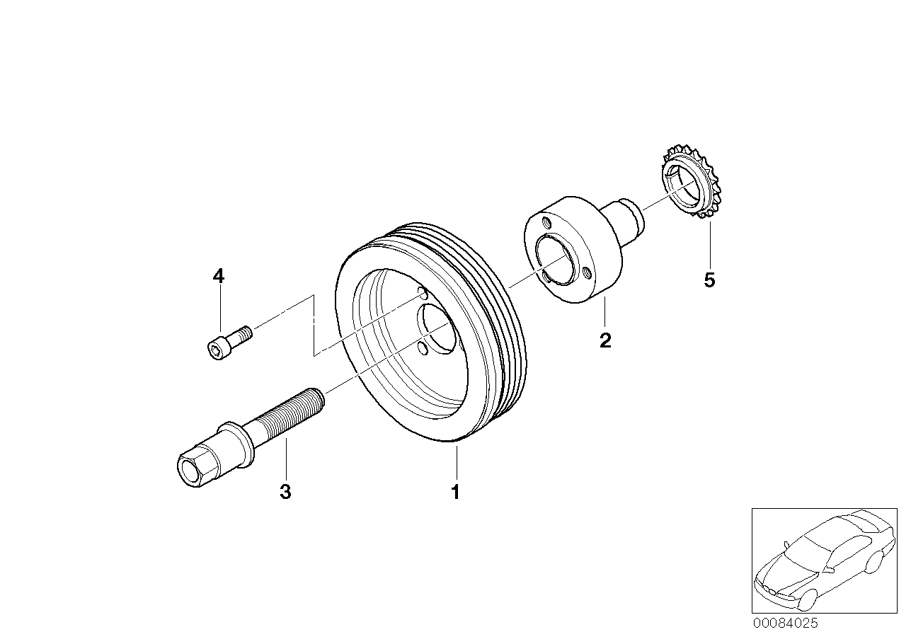 BMW 11 23 7 503 107 - Комплект болтов, шестерни (цепь привода распредвала) autospares.lv