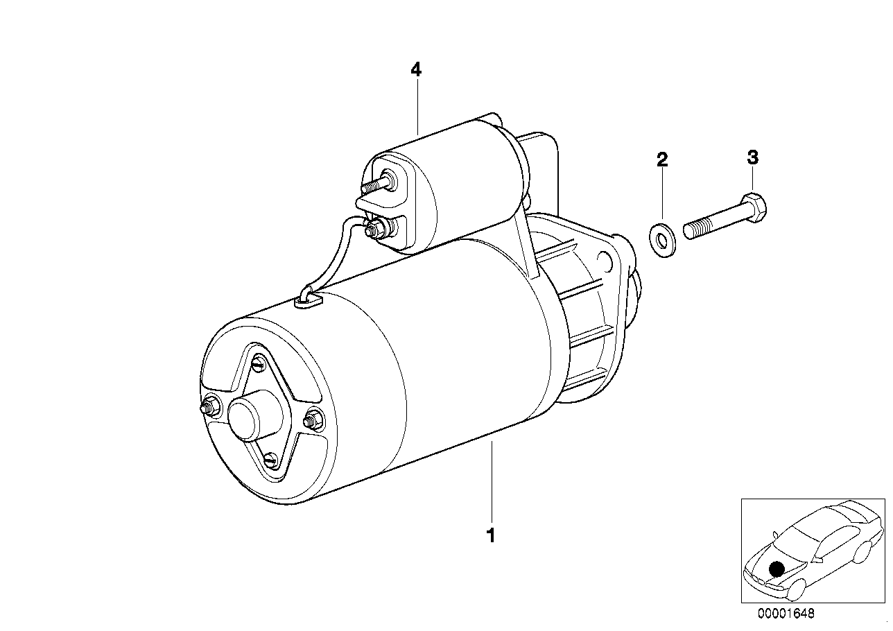 BMW 12412344238 - Стартер autospares.lv