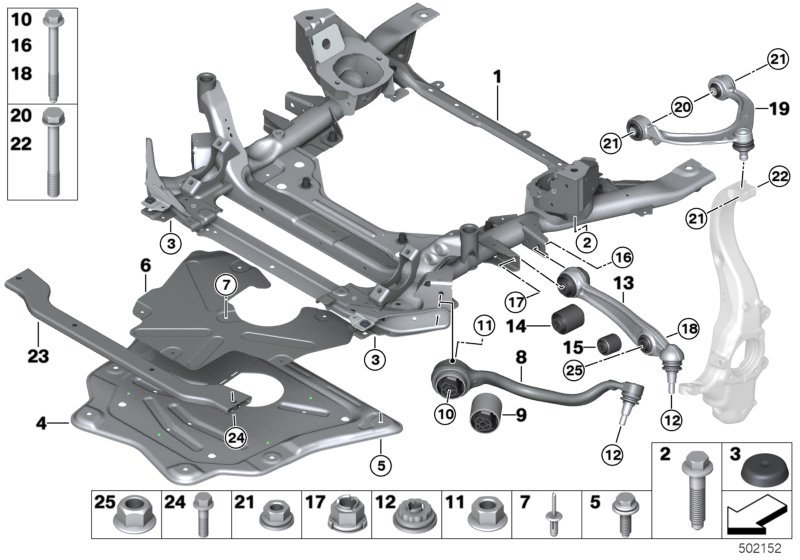 BMW 31 12 6 863 169 - Рычаг подвески колеса autospares.lv