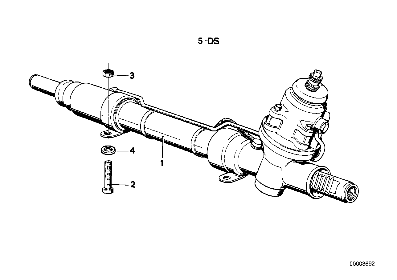 OM 32131127793 - Рулевой механизм, рейка autospares.lv