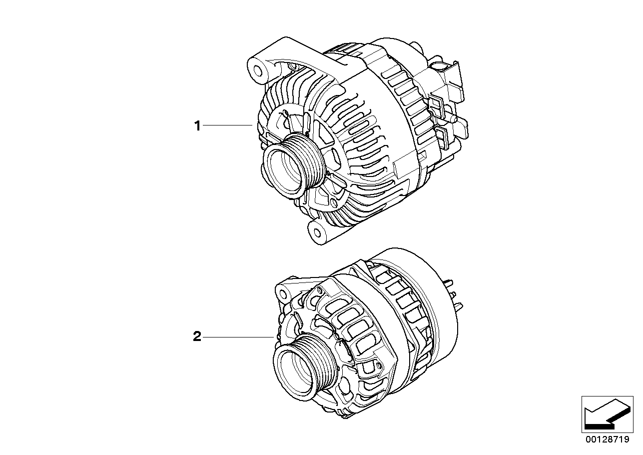 Mini 12 31 7 542 934 - Alternator autospares.lv