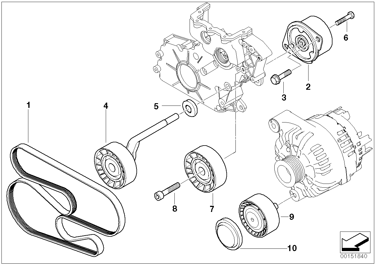 AEBI 11 28 7 789 985 - Поликлиновой ремень autospares.lv