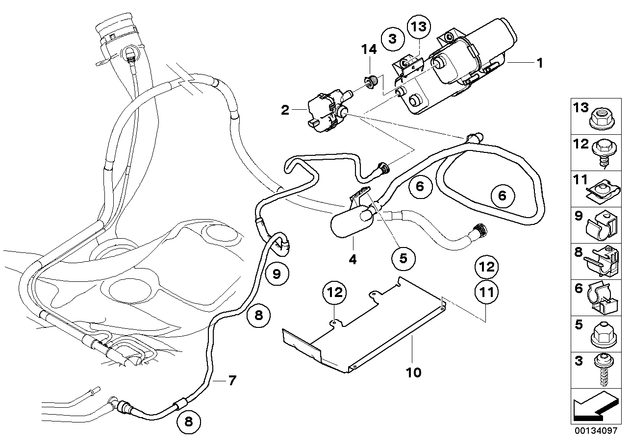 BMW 16137162350 - Топливный фильтр autospares.lv