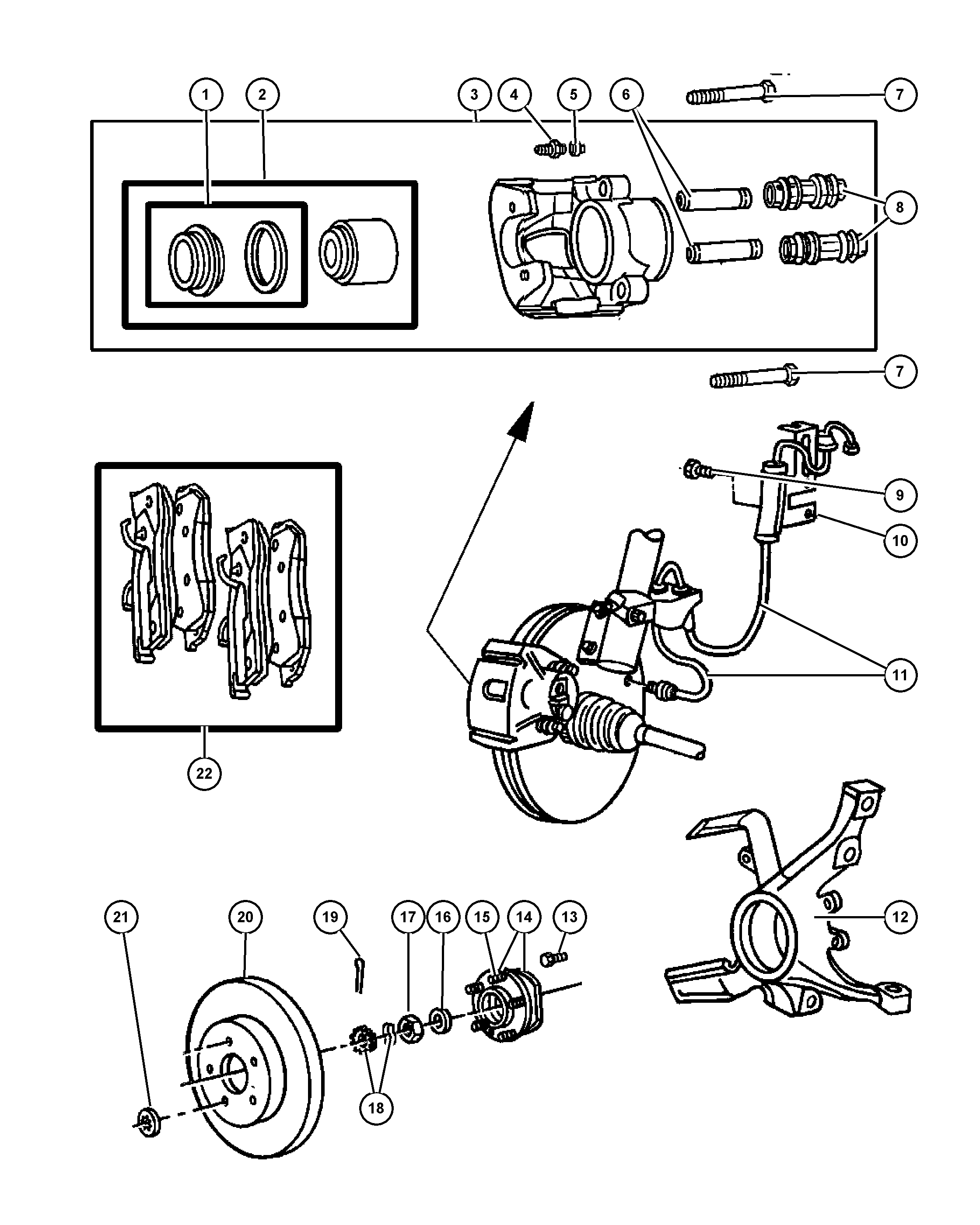 Chrysler 4721 820AE - Тормозной диск autospares.lv