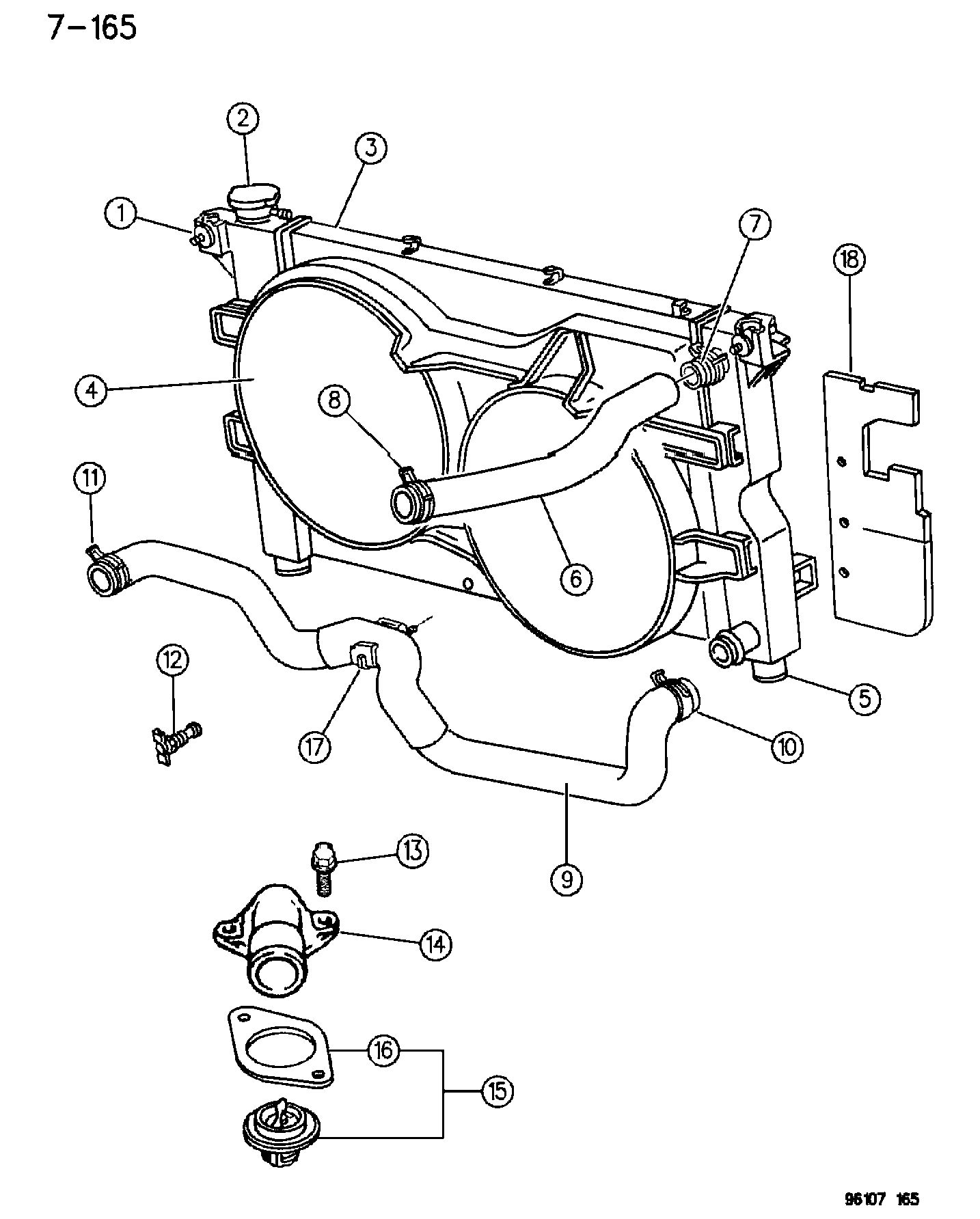 Chrysler MD99 7310 - Термостат охлаждающей жидкости / корпус autospares.lv