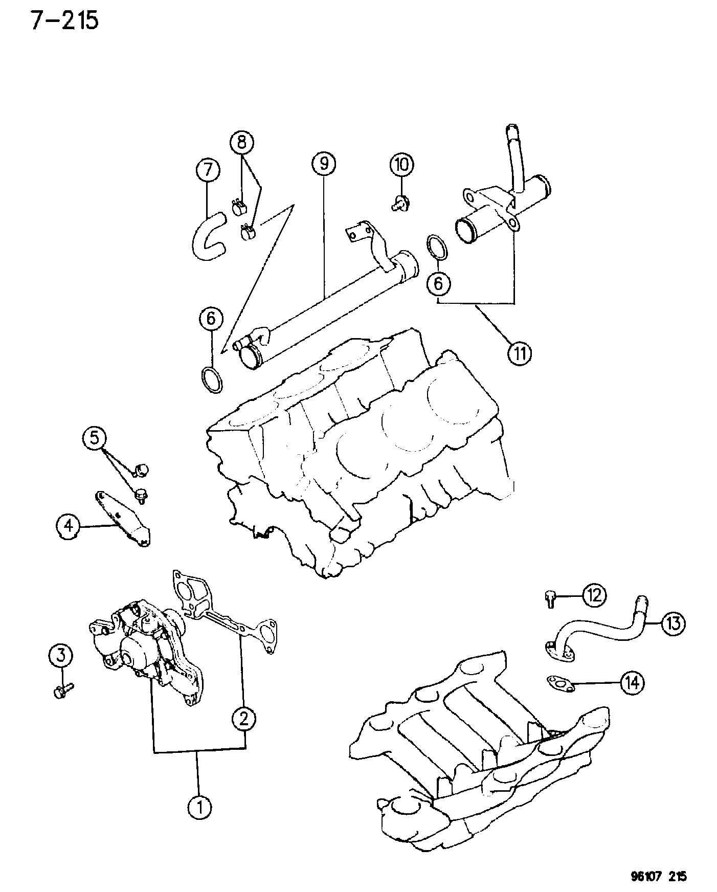 Mitsubishi MD97 3940 - Водяной насос autospares.lv