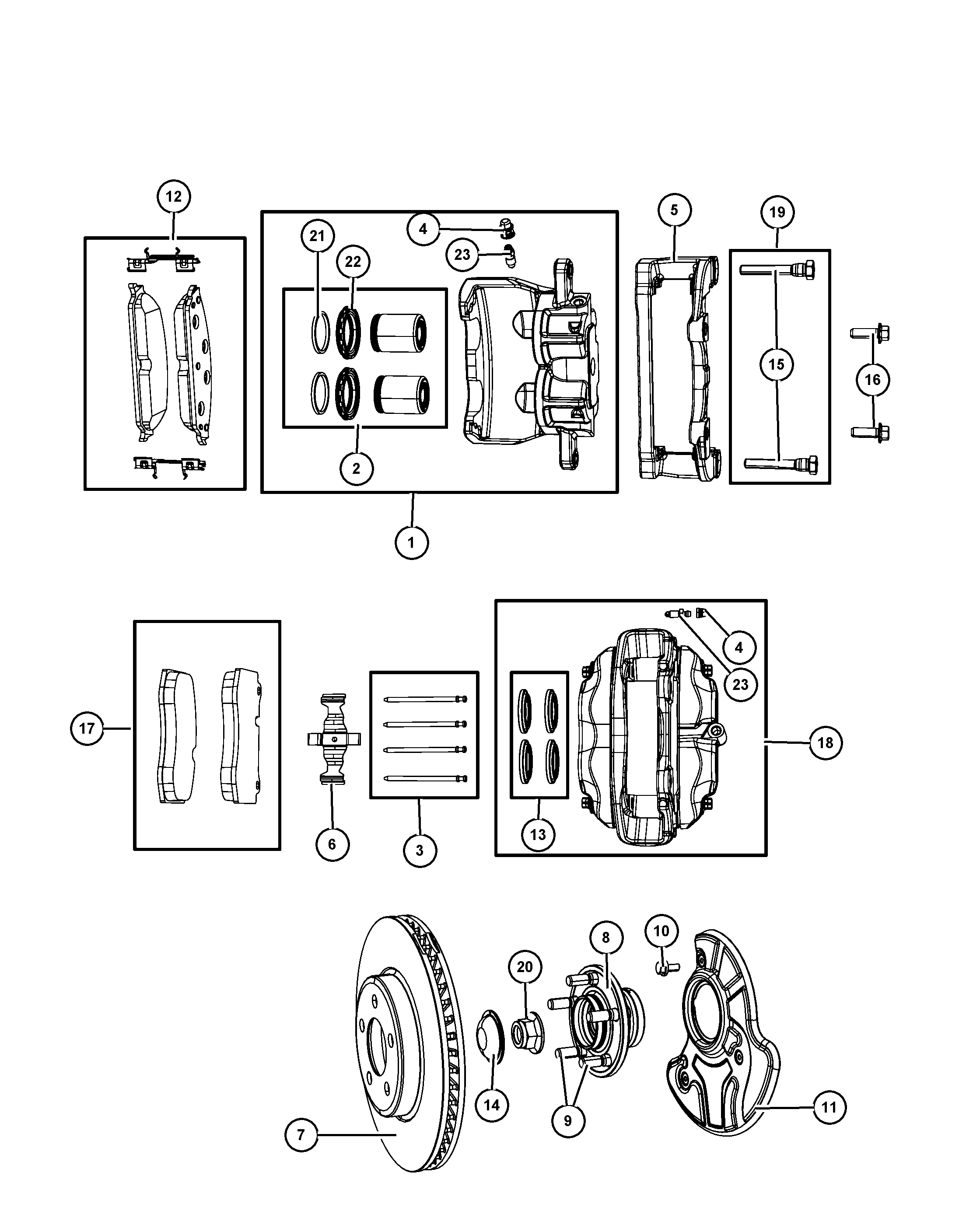 Chrysler 5137 671AA - Тормозной суппорт autospares.lv