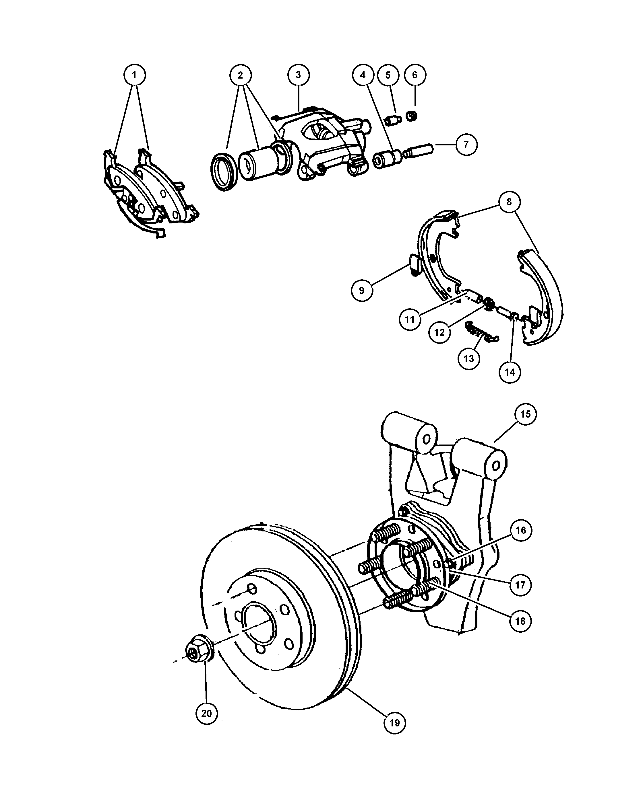 Chrysler 5066 701AA - Тормозные колодки, дисковые, комплект autospares.lv