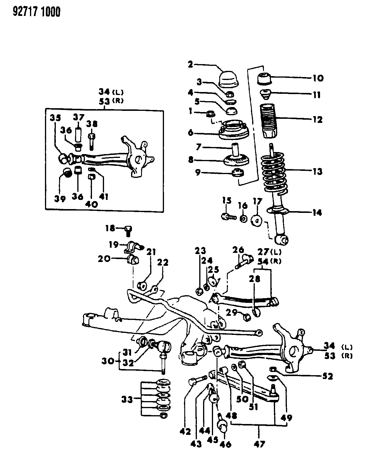 KIA MB33 8618 - Опора стойки амортизатора, подушка autospares.lv