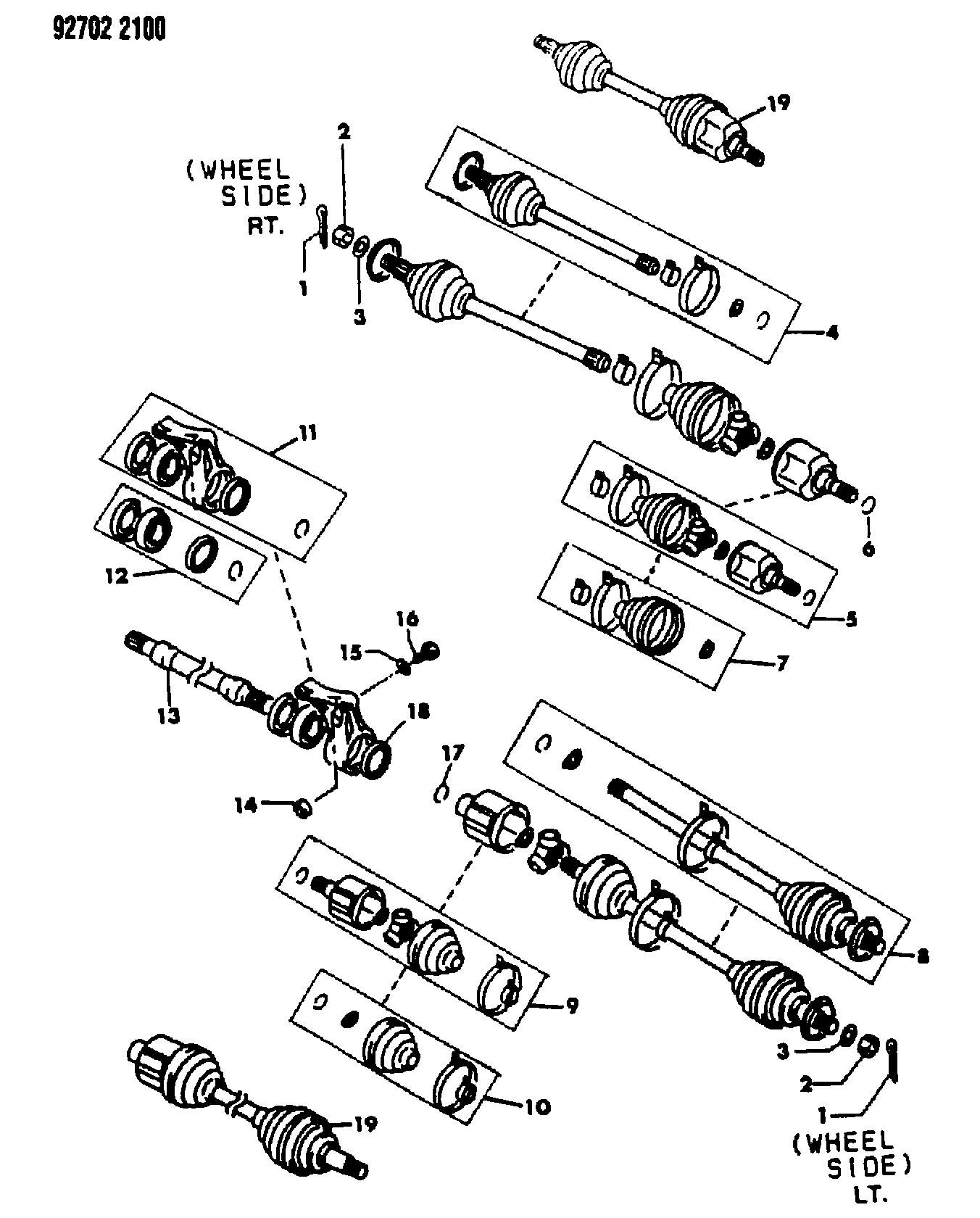 Subaru MB62 0051 - Пыльник, приводной вал autospares.lv