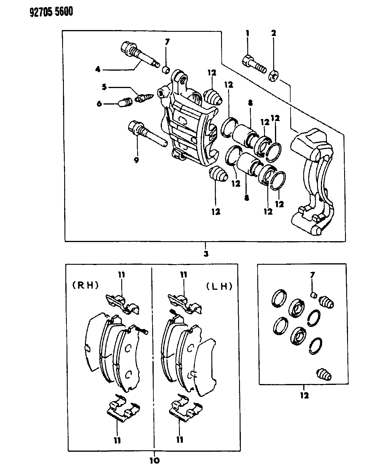 Mitsubishi MB85 8584 - Тормозные колодки, дисковые, комплект autospares.lv