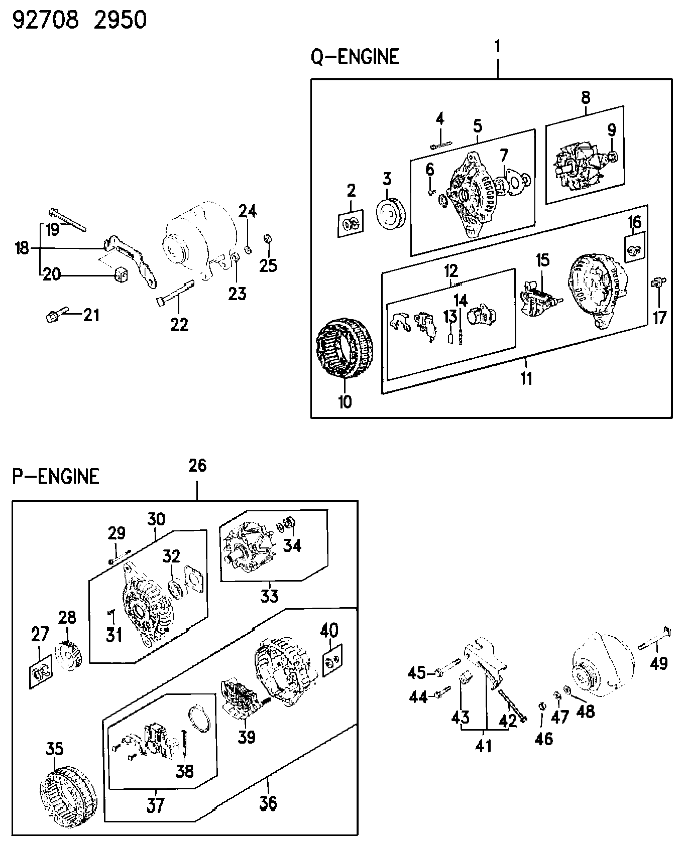 Mitsubishi MD61 8569 - Регулятор напряжения, генератор autospares.lv