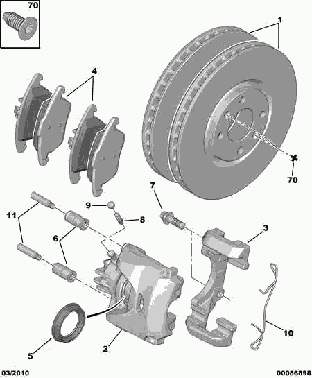 CITROËN 4400 T4 - Тормозной суппорт autospares.lv