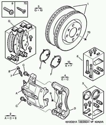 CITROËN 4246 W1 - Тормозной диск autospares.lv