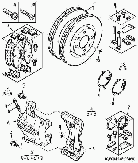 CITROËN 4252-18 - Тормозные колодки, дисковые, комплект autospares.lv