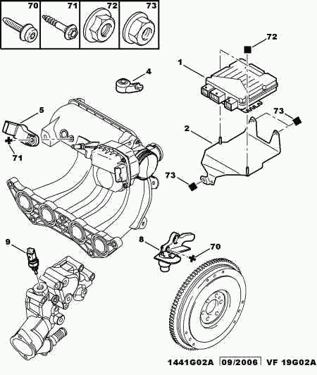 CITROËN/PEUGEOT 1338 A7 - Датчик, температура охлаждающей жидкости autospares.lv