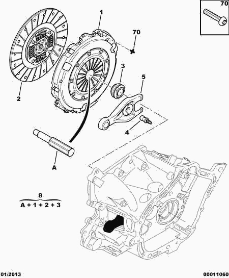 CITROËN 2055.FR - Диск сцепления, фрикцион autospares.lv