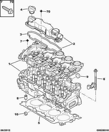 PEUGEOT 0209.AJ - Прокладка, головка цилиндра autospares.lv