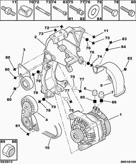 CITROËN/PEUGEOT 5750 YZ - Поликлиновой ремень autospares.lv