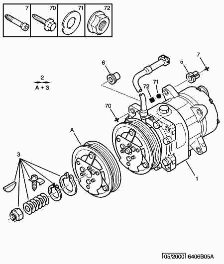 CITROËN 6453 JC - Компрессор кондиционера autospares.lv