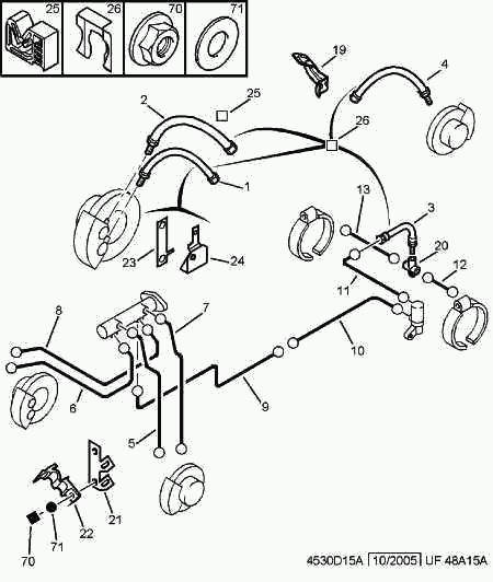 PEUGEOT 4806 C7 - Тормозной шланг autospares.lv