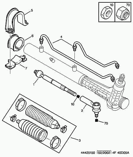 FIAT 4018 A4 - Осевой шарнир, рулевая тяга autospares.lv