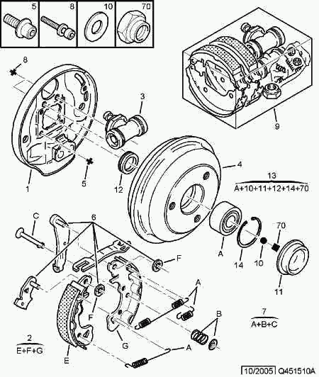 CITROËN/PEUGEOT 4247 43 - Тормозной барабан autospares.lv