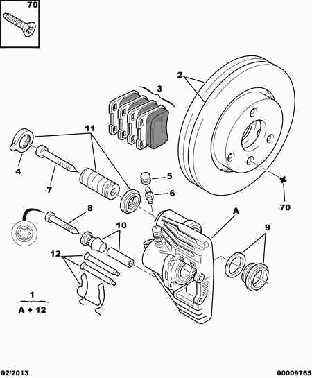 DS 4252 85 - Тормозные колодки, дисковые, комплект autospares.lv