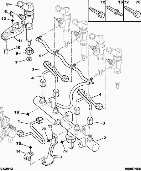 PEUGEOT 1982 60 - Комплект прокладок, форсунка autospares.lv