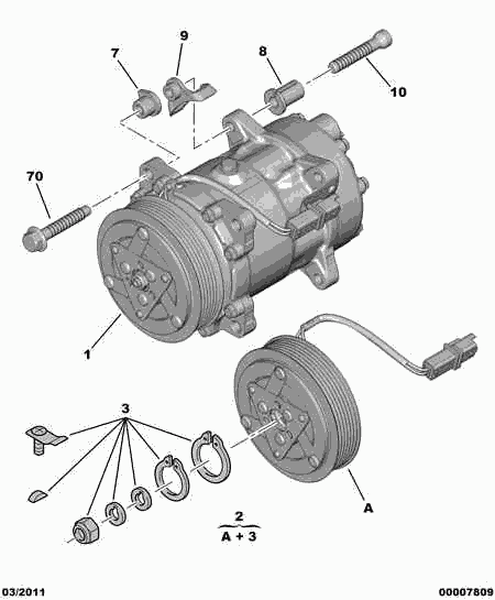 TOYOTA 6453 TE - Компрессор кондиционера autospares.lv