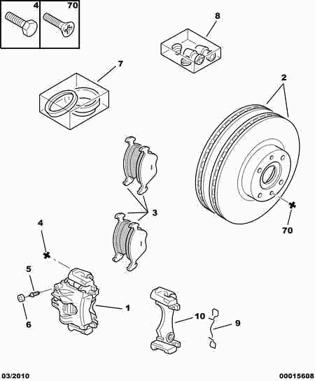 CITROËN 95 661 747 - Тормозной диск autospares.lv