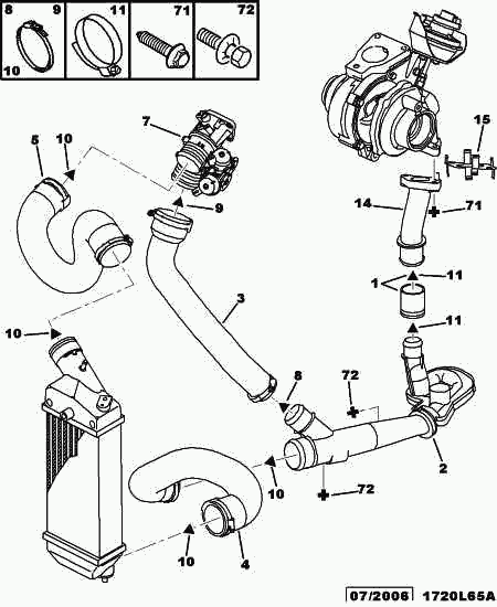 CITROËN/PEUGEOT 0345 F0 - Корпус дроссельной заслонки autospares.lv