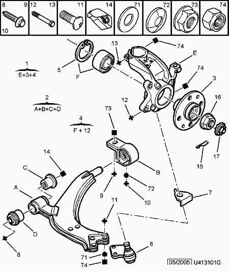 CITROËN/PEUGEOT 3520 H5 - Рычаг подвески колеса autospares.lv