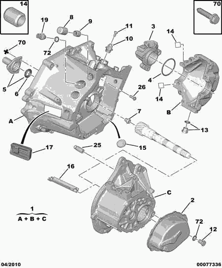 PEUGEOT 2105 35 - Направляющая гильза, система сцепления autospares.lv