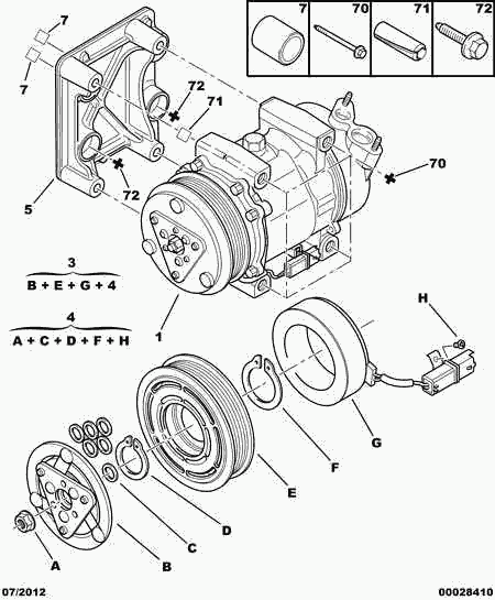 Suzuki 6453 KS - Компрессор кондиционера autospares.lv