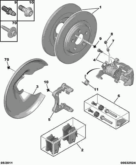 VAG 4252 33 - Тормозные колодки, дисковые, комплект autospares.lv