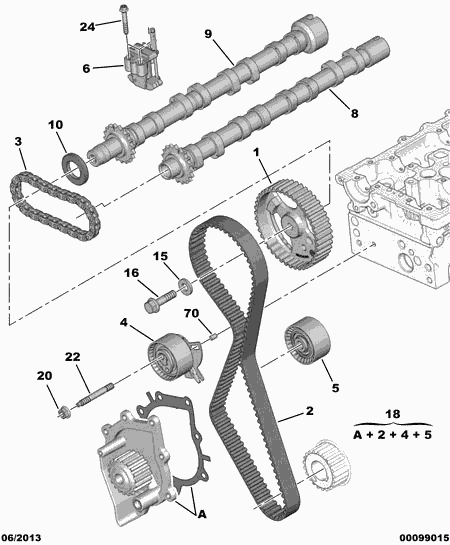 Vauxhall 16 090 909 80 - Натяжной ролик, зубчатый ремень ГРМ autospares.lv