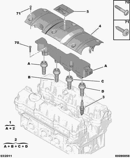 PEUGEOT (DF-PSA) 5970 99 - Катушка зажигания autospares.lv