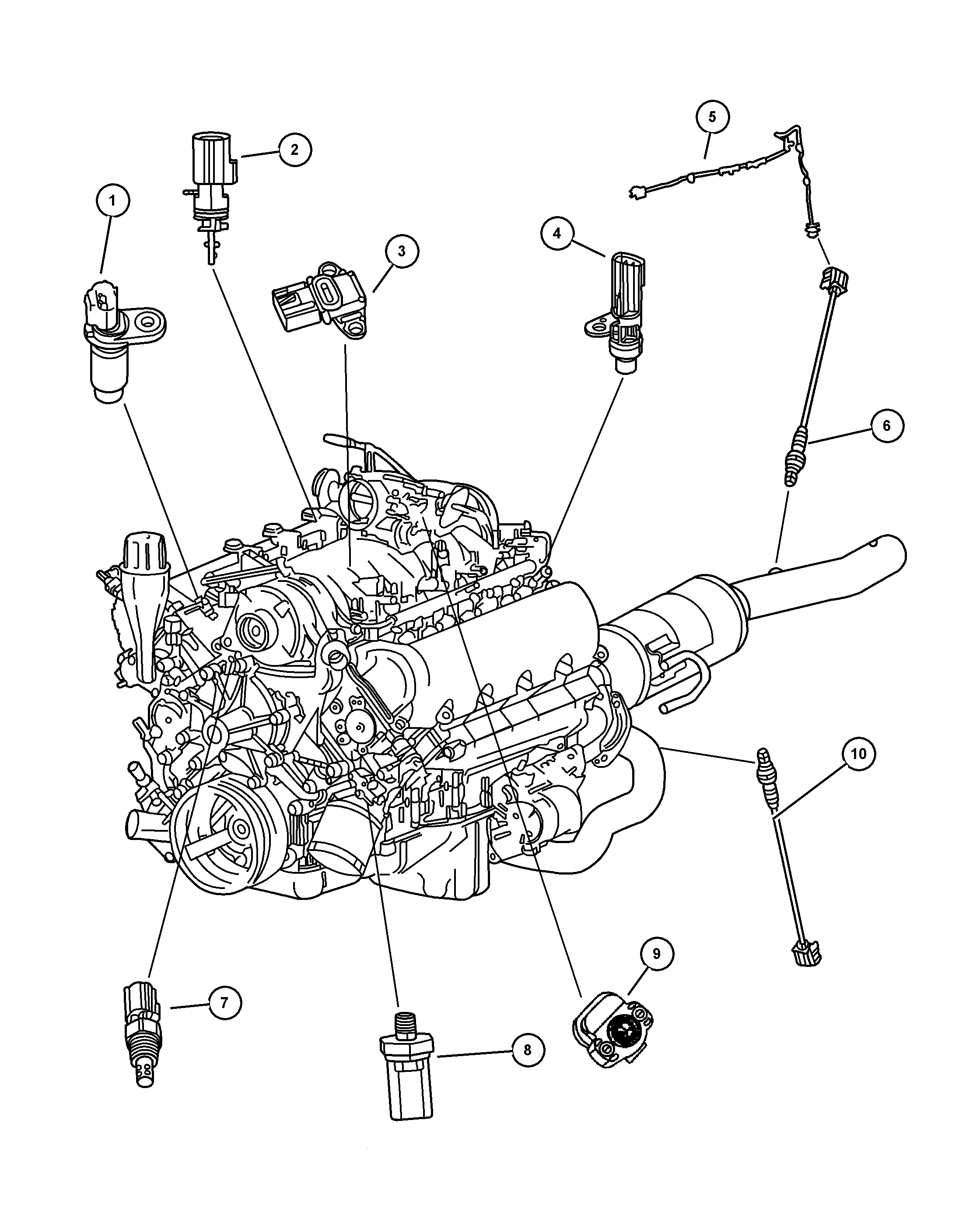 Chrysler 56028 586AA - Лямбда-зонд, датчик кислорода autospares.lv