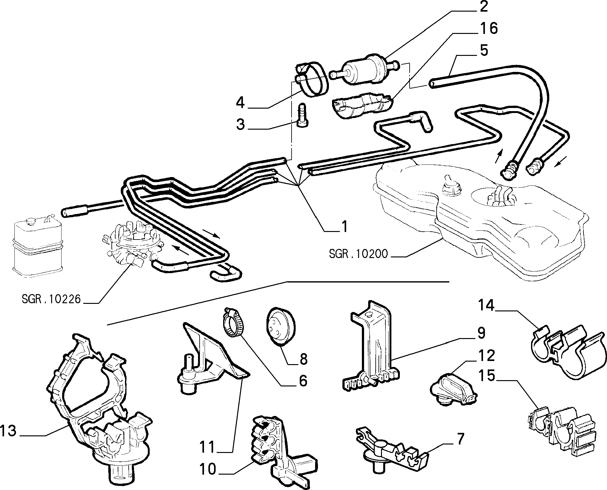 FIAT 46441236 - Топливный фильтр autospares.lv