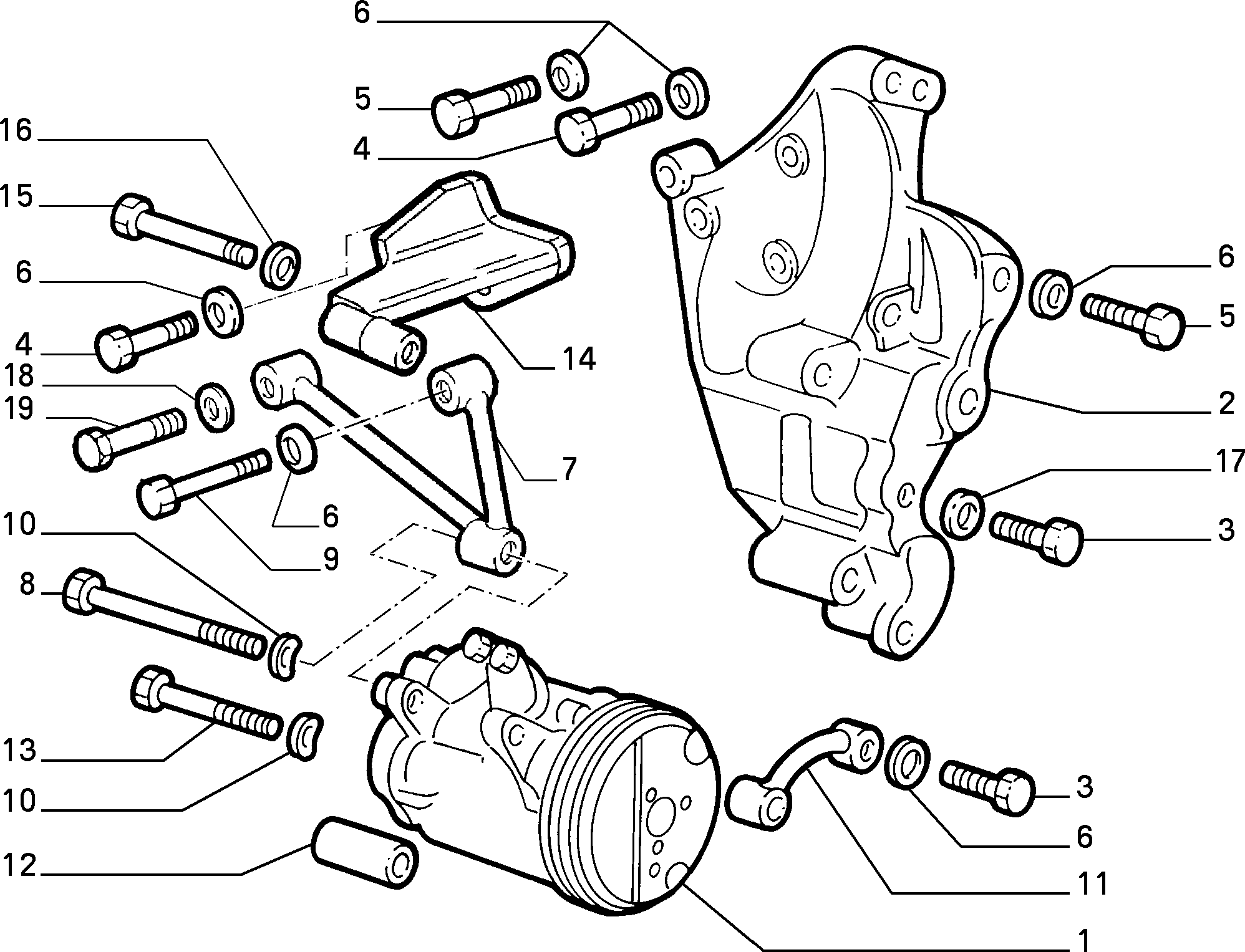 HYUNDAI-OE 46443509 - Компрессор кондиционера autospares.lv