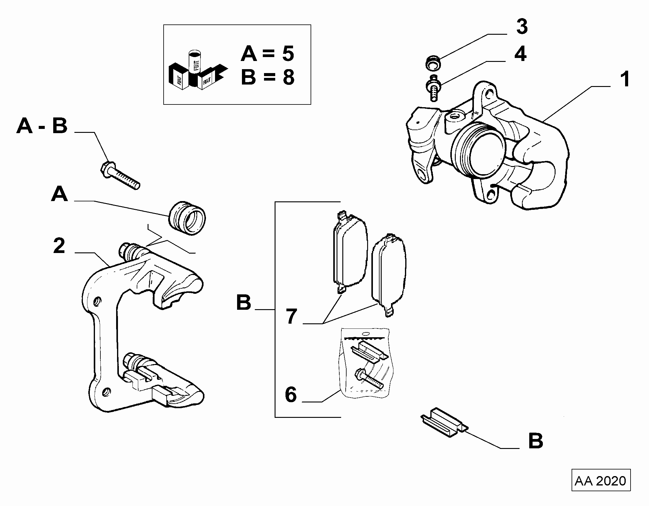 Alfa Romeo 77364839 - Тормозные колодки, дисковые, комплект autospares.lv