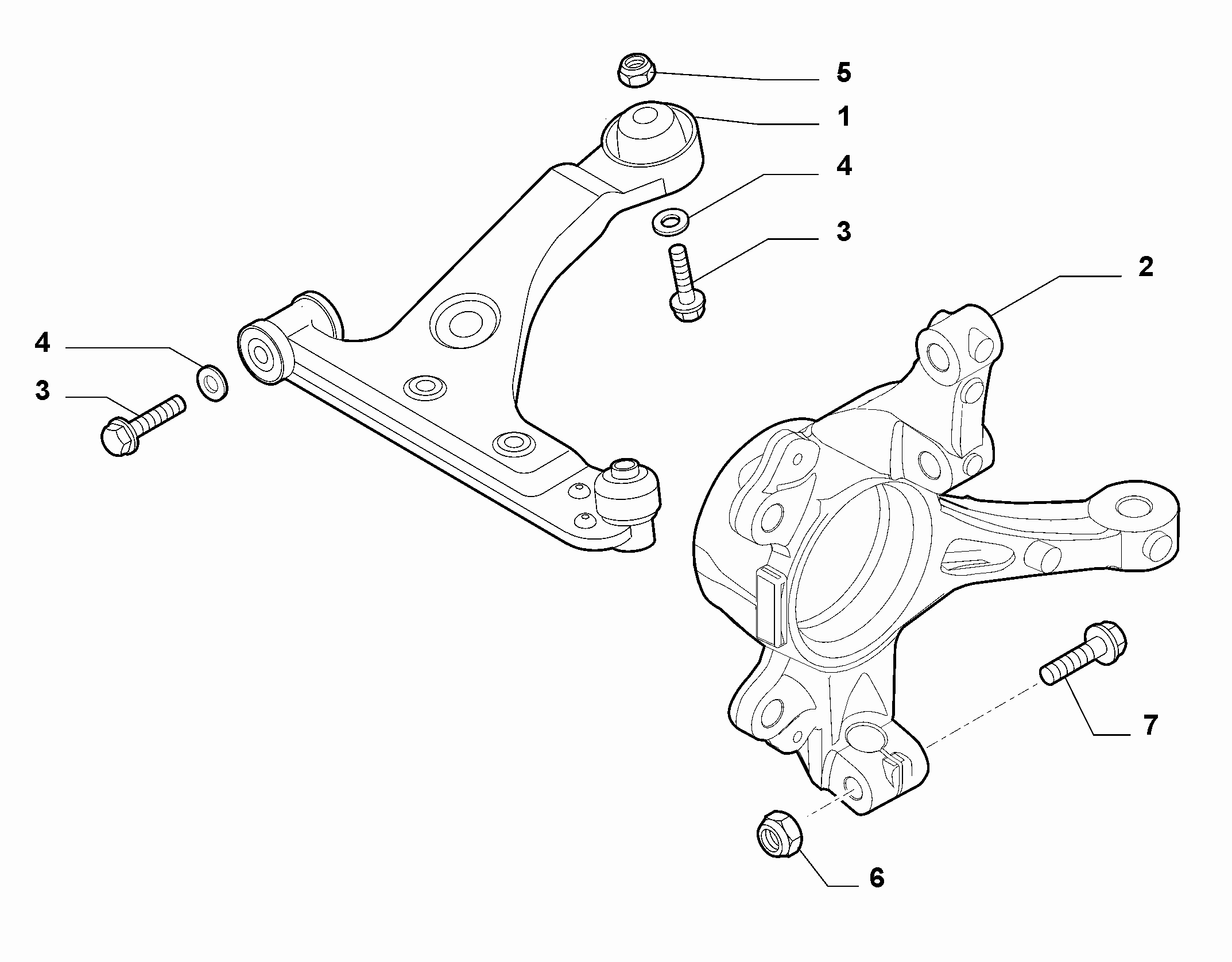 FIAT 51906112 - Шаровая опора, несущий / направляющий шарнир autospares.lv