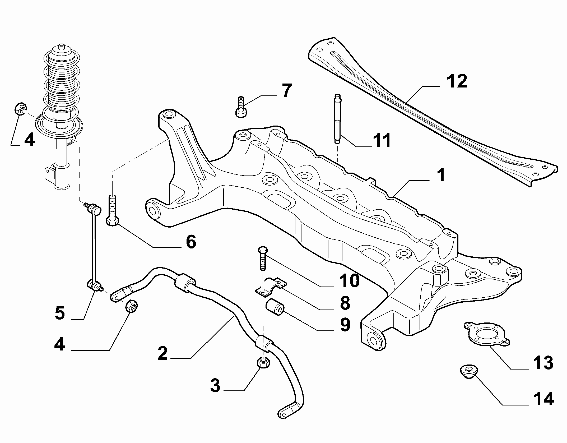 Alfa Romeo 51815479 - Тяга / стойка, стабилизатор autospares.lv